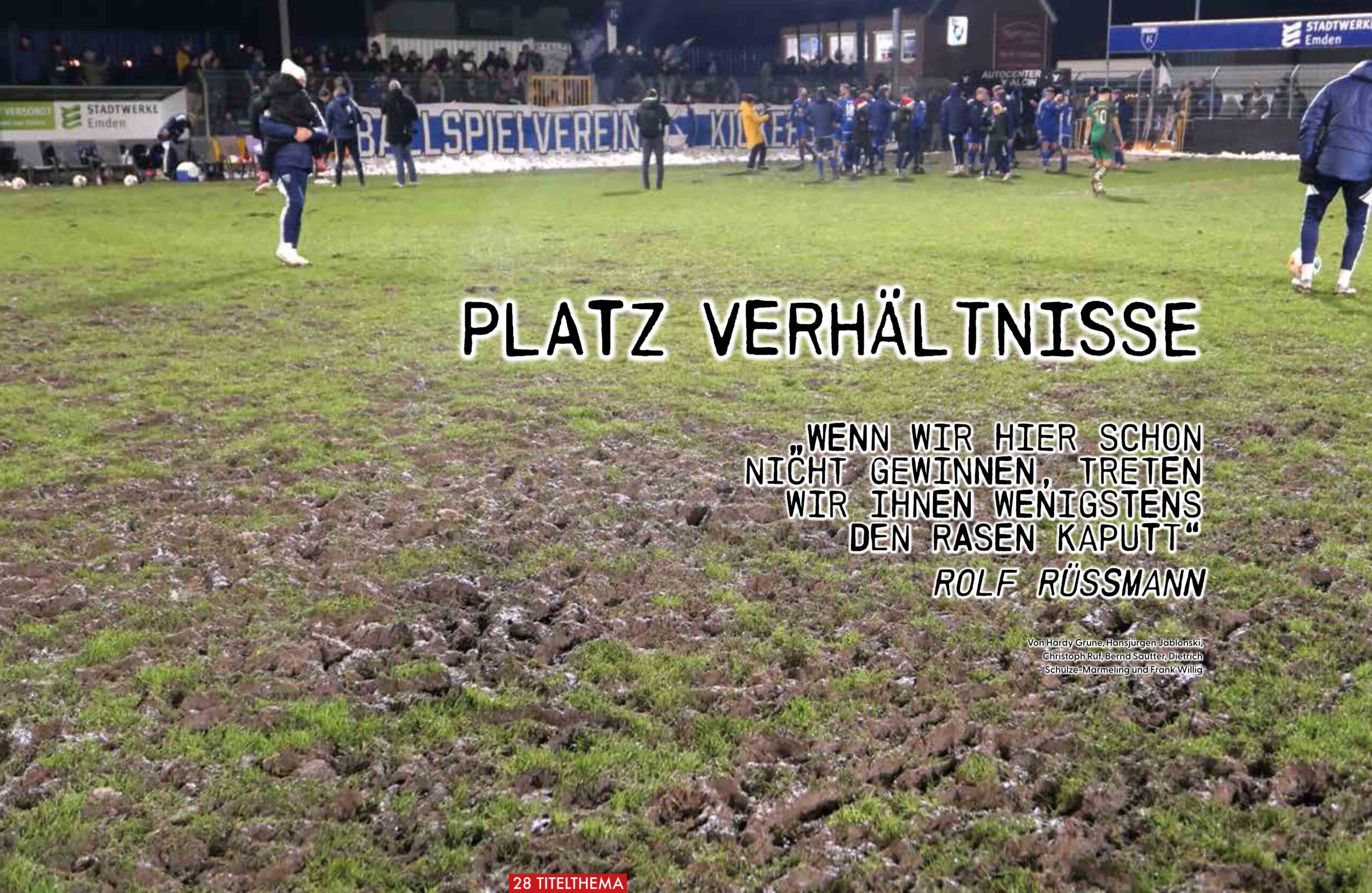 Platzverhältnisse
