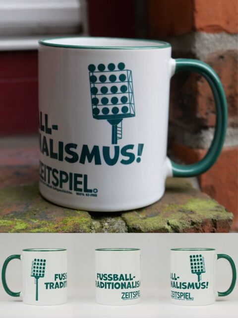 Becher "Fussball-Traditionalismus" in DUNKELGRÜN