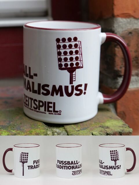 Becher "Fussball-Traditionalismus" in WEINROT